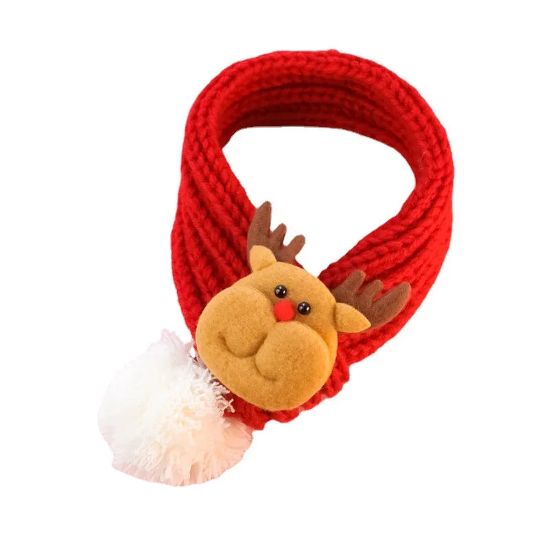 Christmas scarf for dogs crochet dog scarf cat scarf