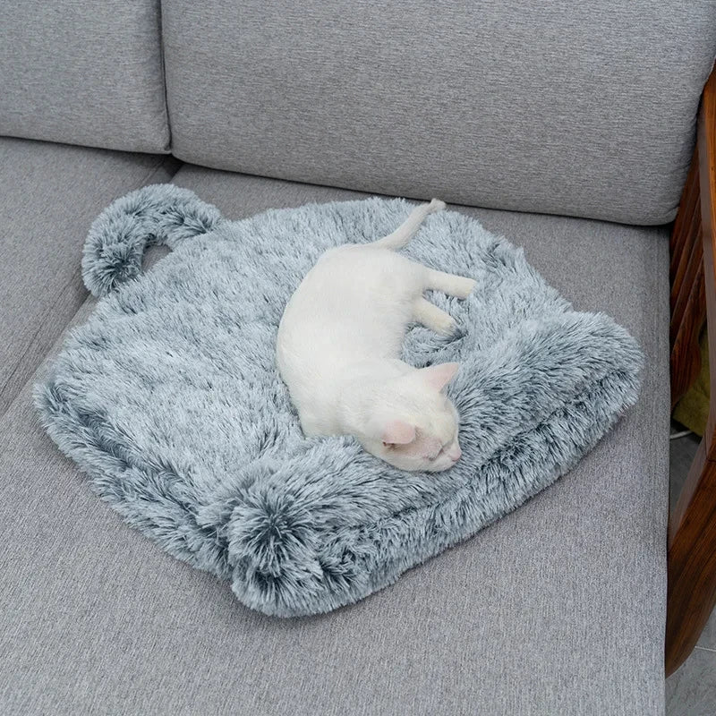 Sleeping bag for cats fluffy cat bed cave